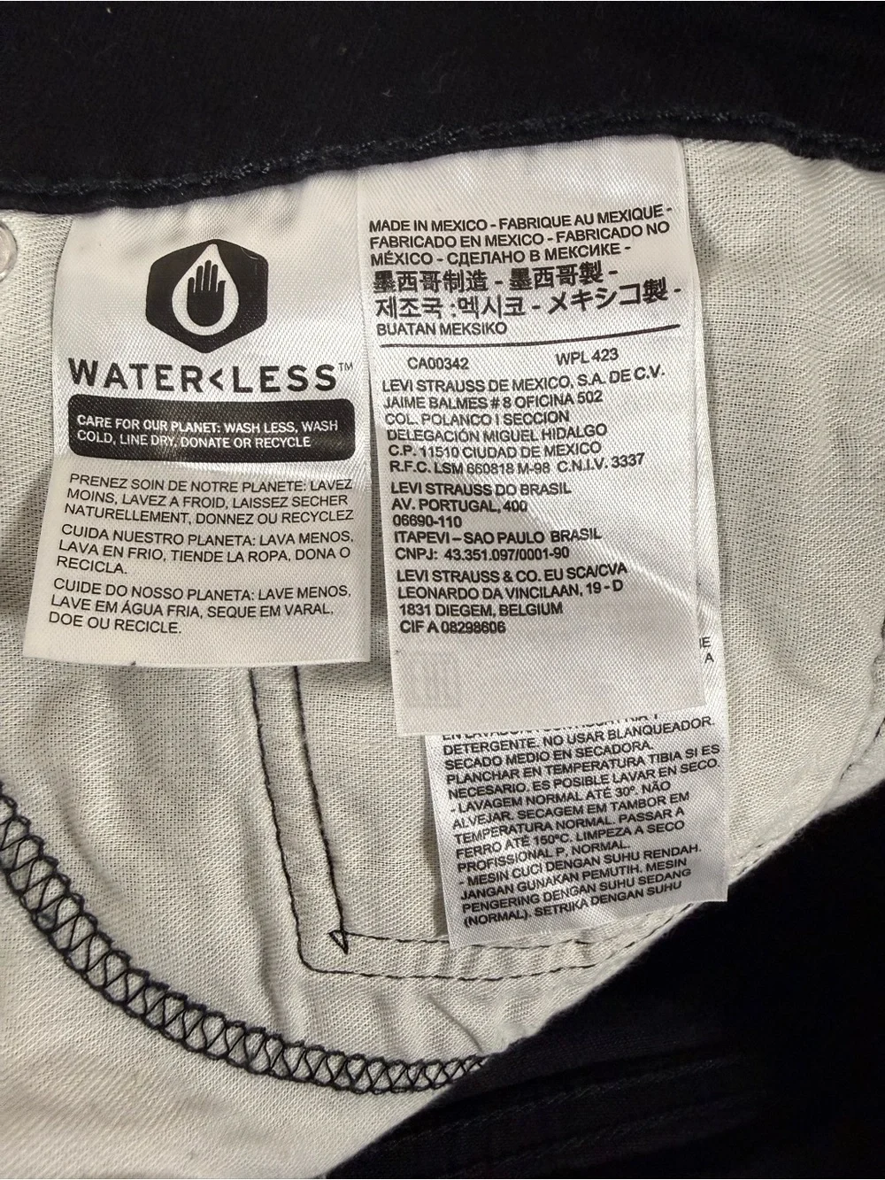 Levi's 514 Men's Black jeans